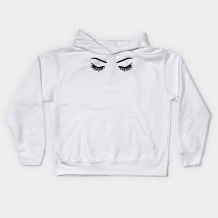 Eye lashes Sleepy Kids Hoodie